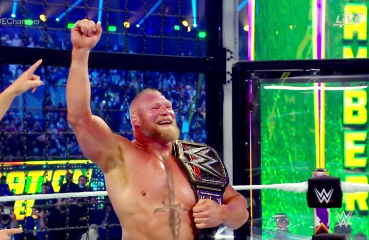 Brock Lesnar Went Off Script During Elimination Chamber Match WEB IS