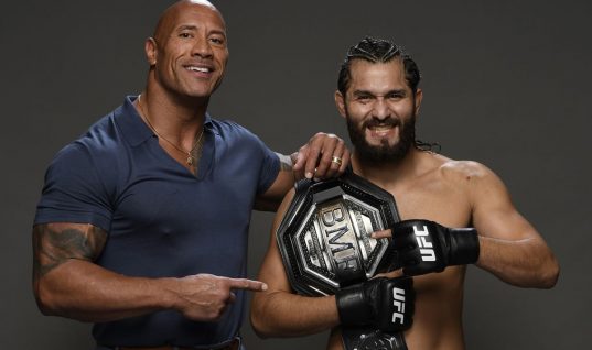 The Rock Presents The ‘BMF’ Belt At UFC 244 (w/Video)