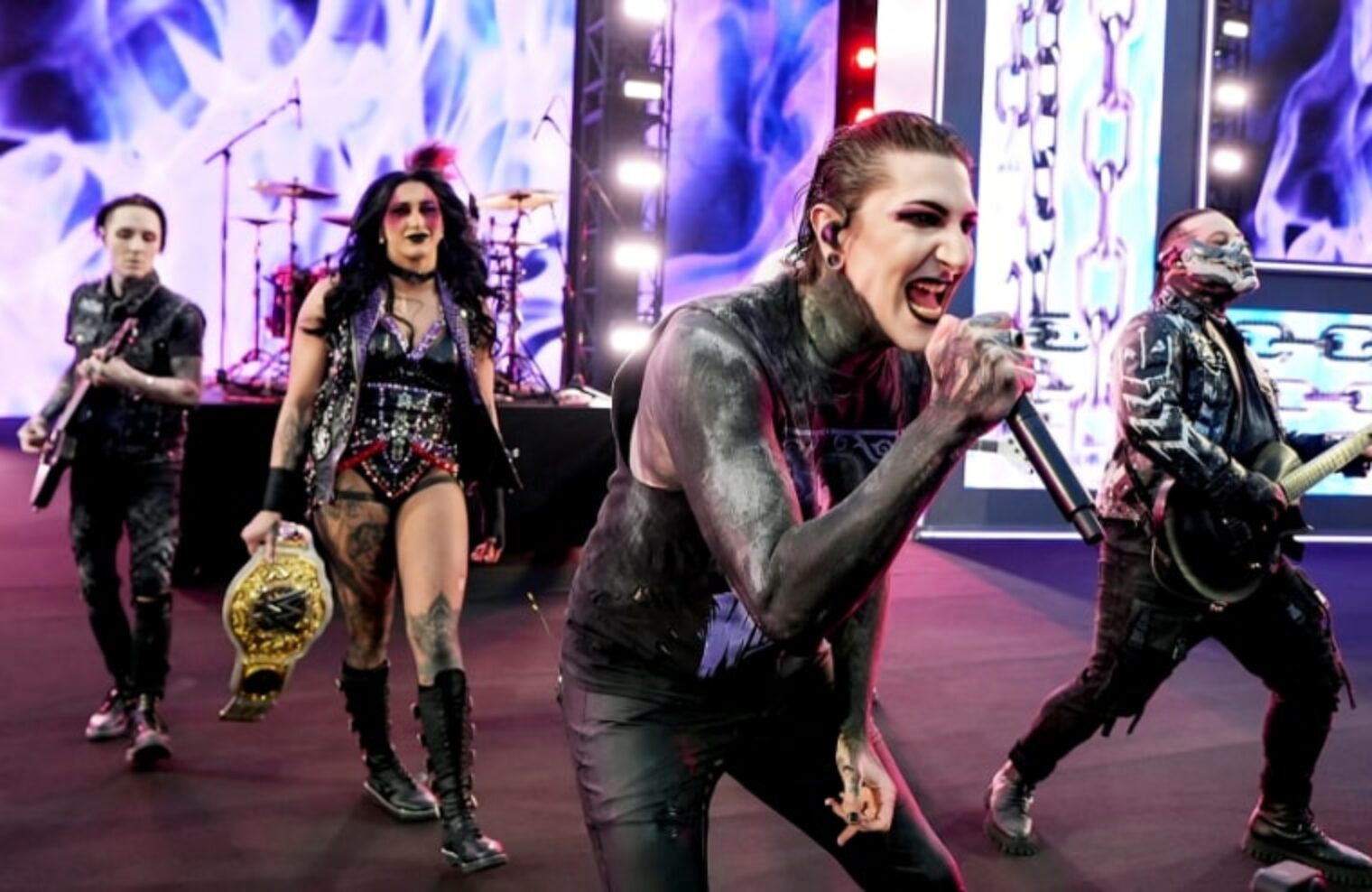 Rhea Ripley Comments On Motionless In White WrestleMania Entrance – WEB ...