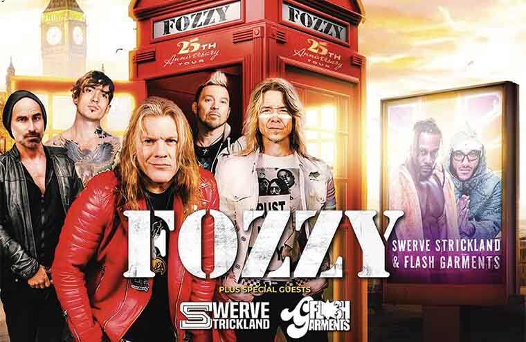 Swerve Strickland Will Share Stage With FOZZY This Summer