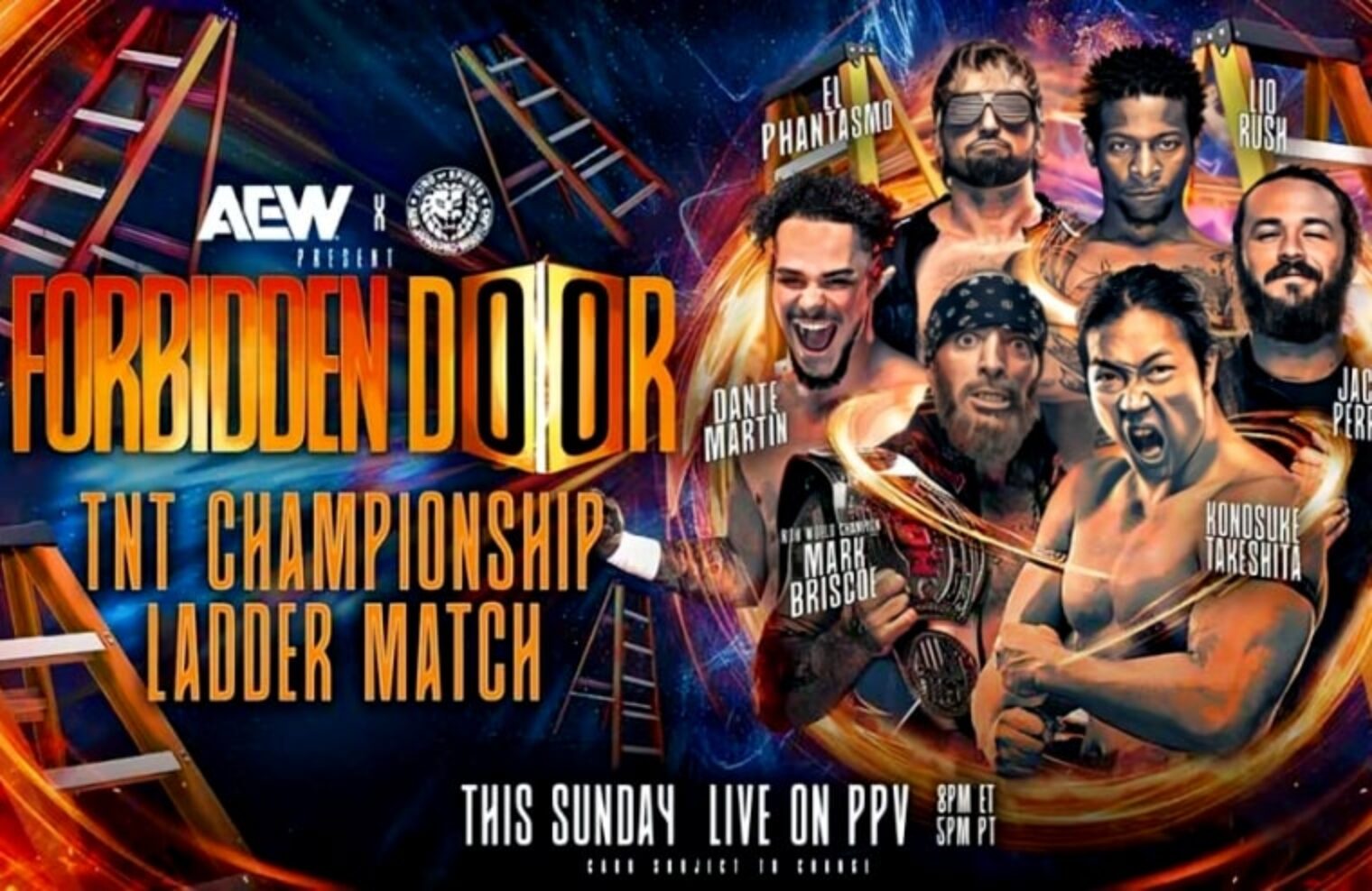 Wrestler Injured During Forbidden Door Ladder Match – WEB IS JERICHO